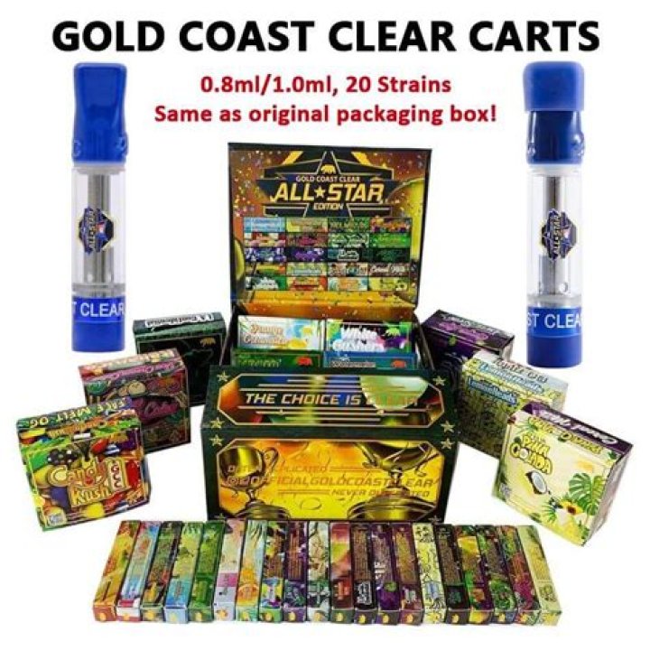 Gold coast clear carts for sale Number 1 THC Cart Free Shipping