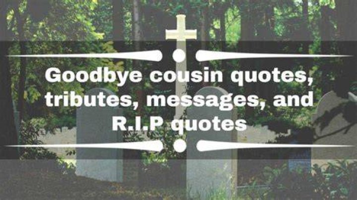 Goodbye cousin quotes, tributes, messages, and R.I.P quotes Tuko.co.ke