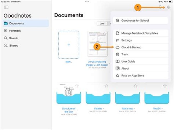 Goodnotes Cloud Storage