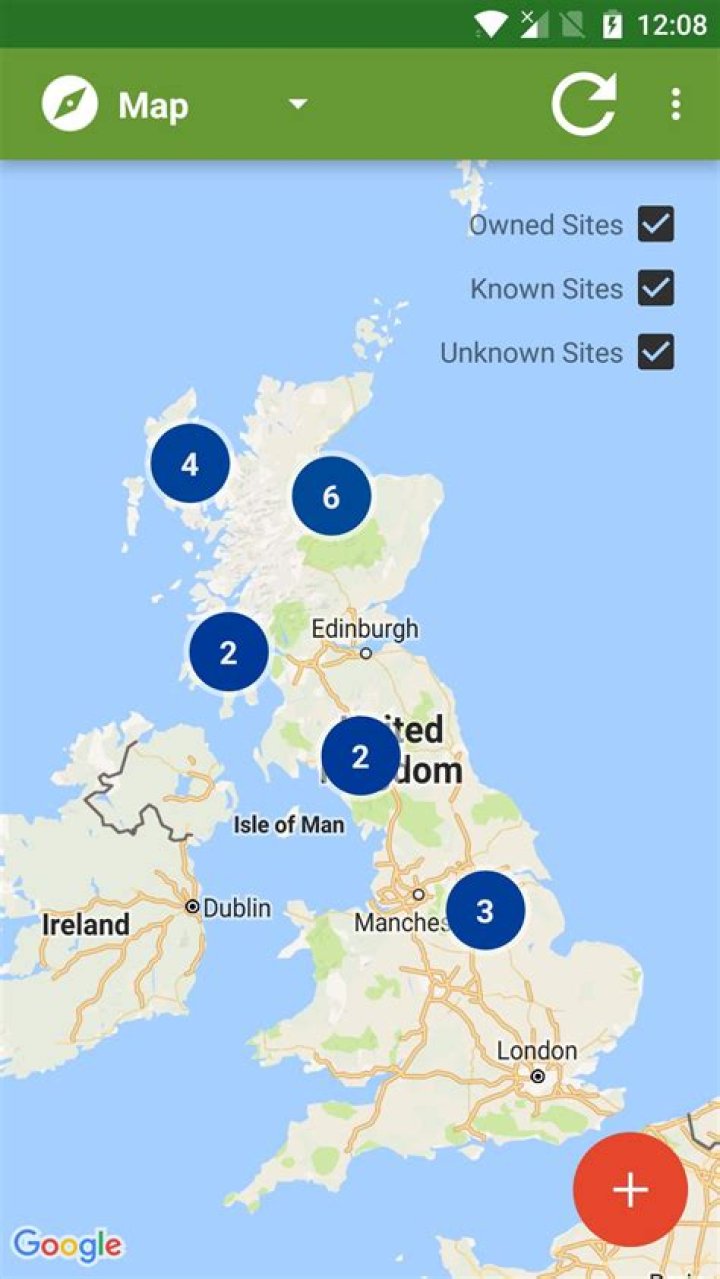 Google Map Types