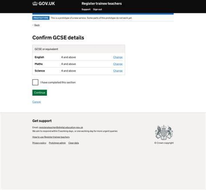 GOV.UK &lsquo;Confirm your identity&rsquo; page on a mobile device