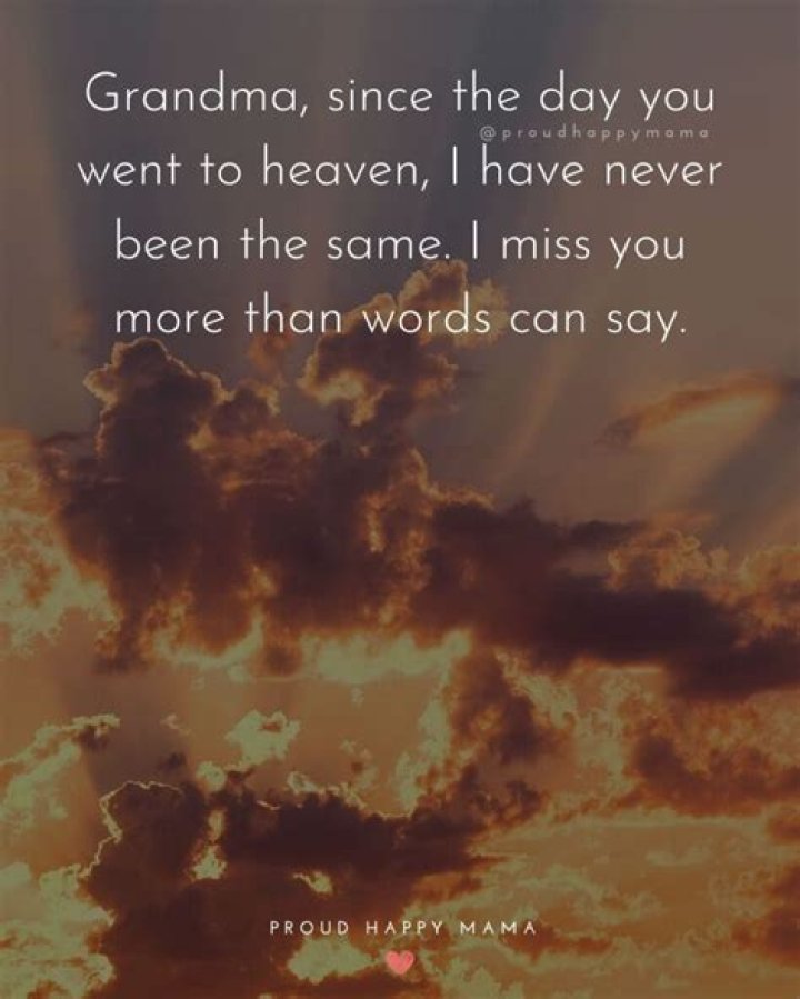 Grandma In Heaven Quotes. QuotesGram