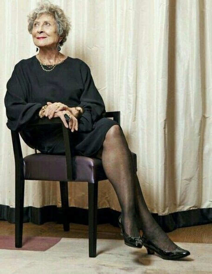 Granny with great leg's.