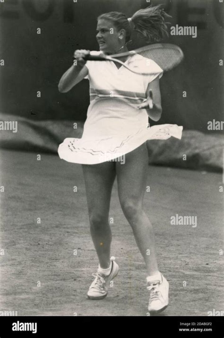 Greek tennis player Angeliki Kanellopoulou, European Open 1990 Stock