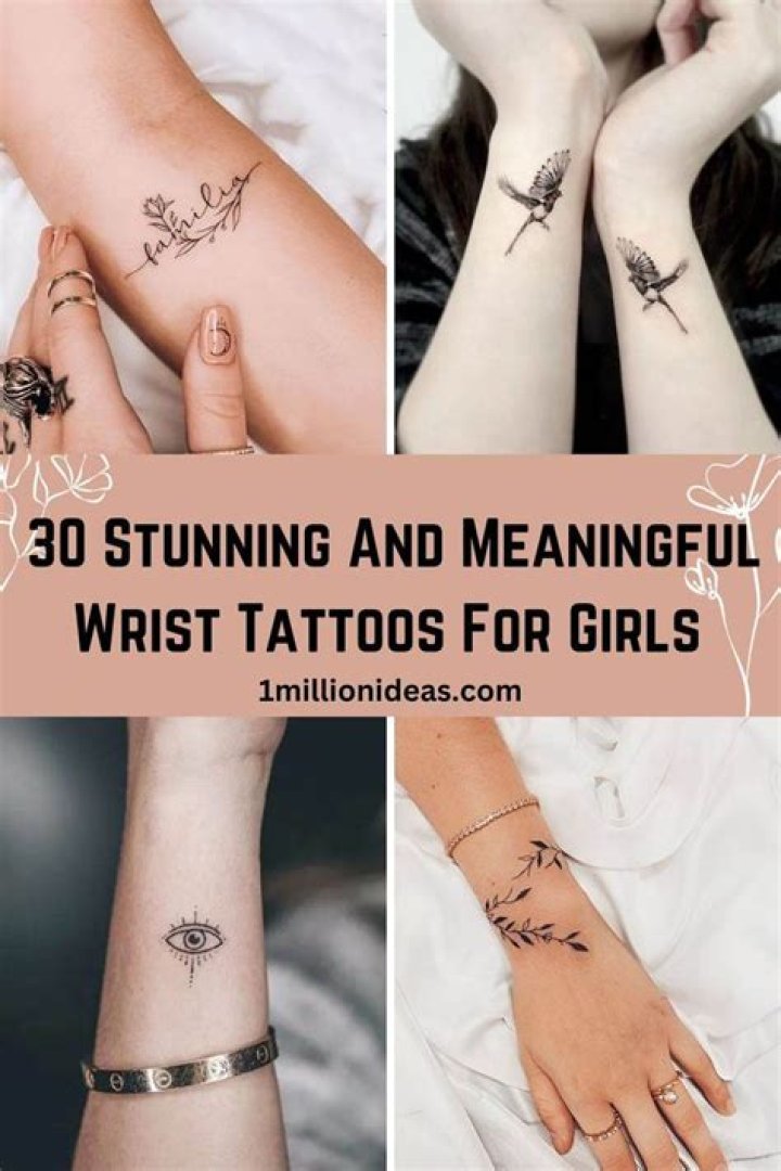 Growth Wrist tattoos for women
