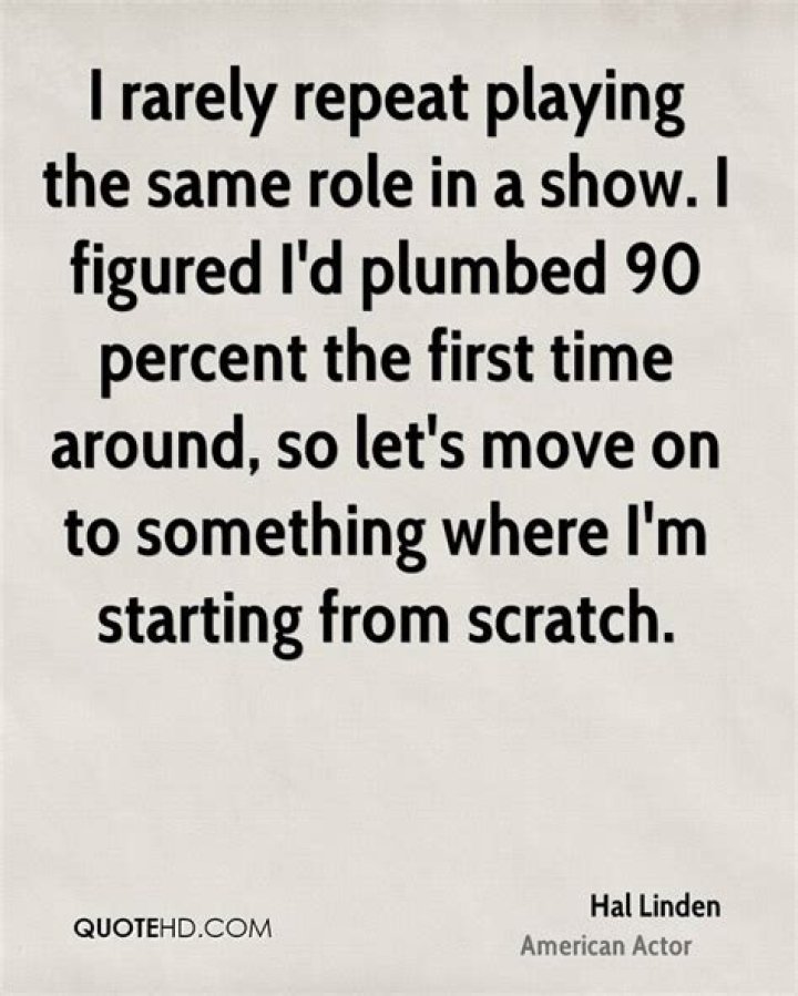 Hal Linden Quotes. QuotesGram