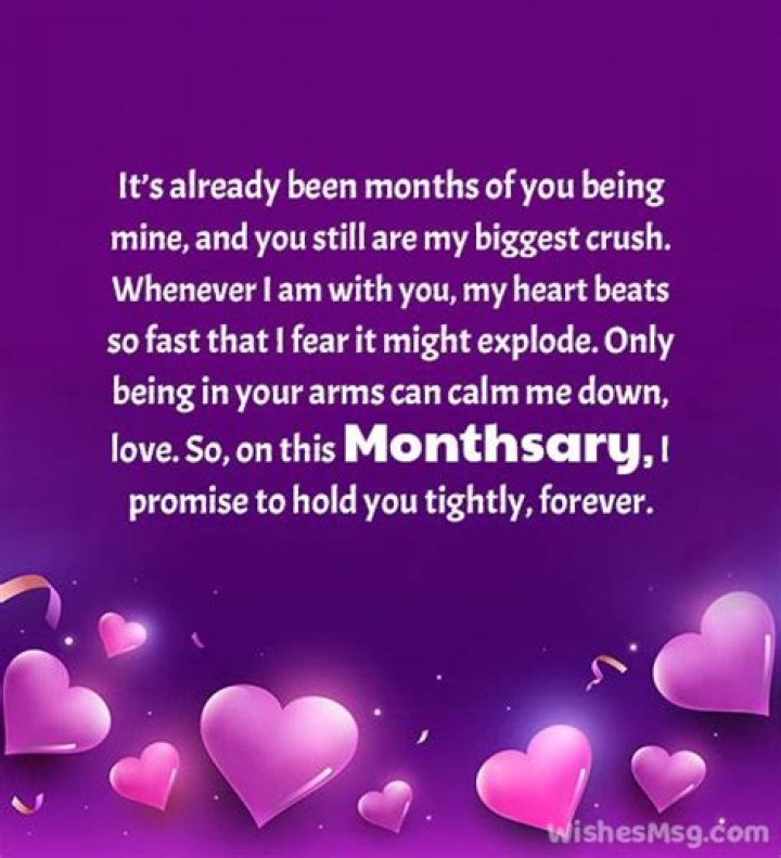 Happy Monthsary Messages for Boyfriend and Girlfriend Wordings and