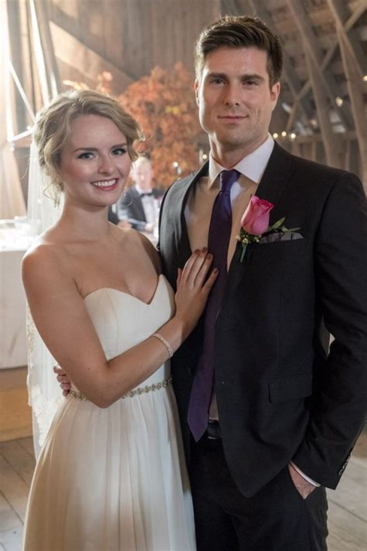 Harvest Wedding Abby (Andrea Brooks) and Tom (Marcus Rosner) are