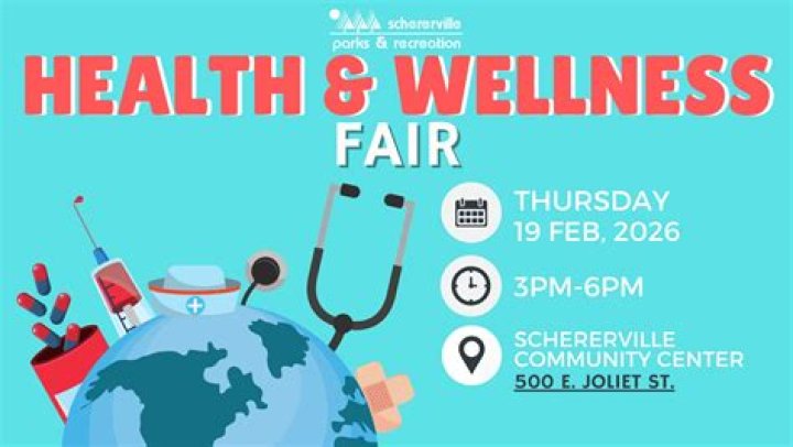 Health Fair with ambulance