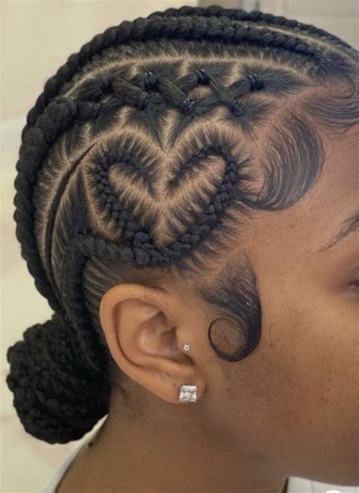 Heart Braids Valentine&rsquo;s Day Hairstyle Babes In Hairland