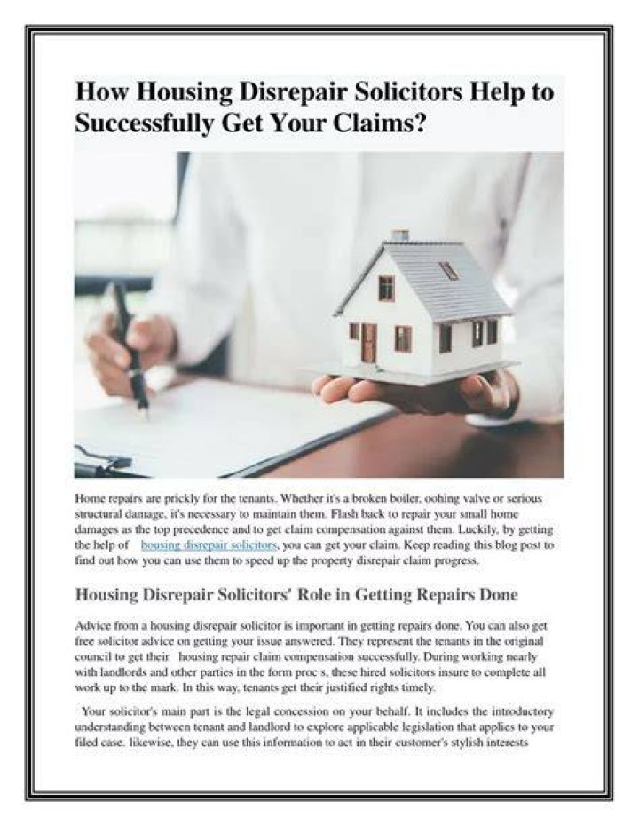 housing disrepair coventry claims solicitors