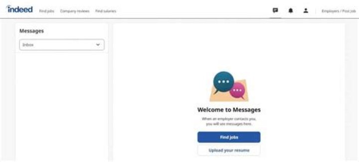 How to delete messages on indeed