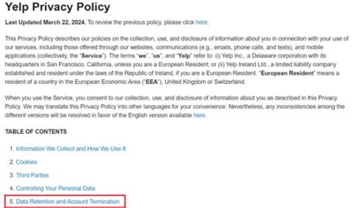 How To Delete Your Yelp Account