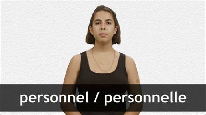 How to pronounce personnel