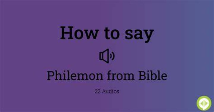 How to pronounce philemon