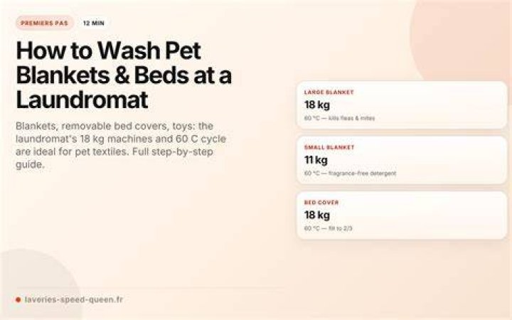 How To Wash Pet Blankets