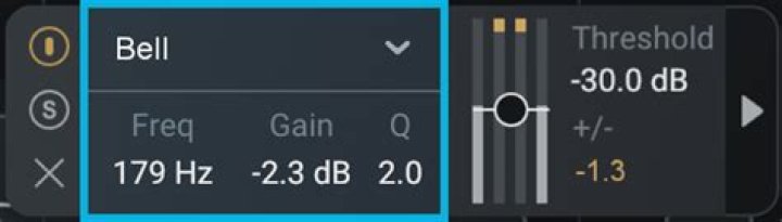 HUD filter controls