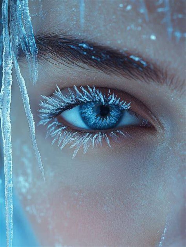 ice eye by on deviantART Shades of blue, Lion