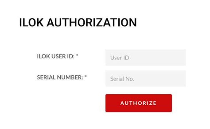 iLok Authorization