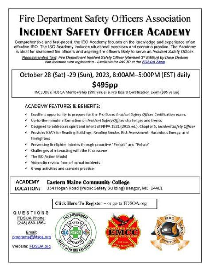 Incident Safety Officer Board &bull; IMS Alliance