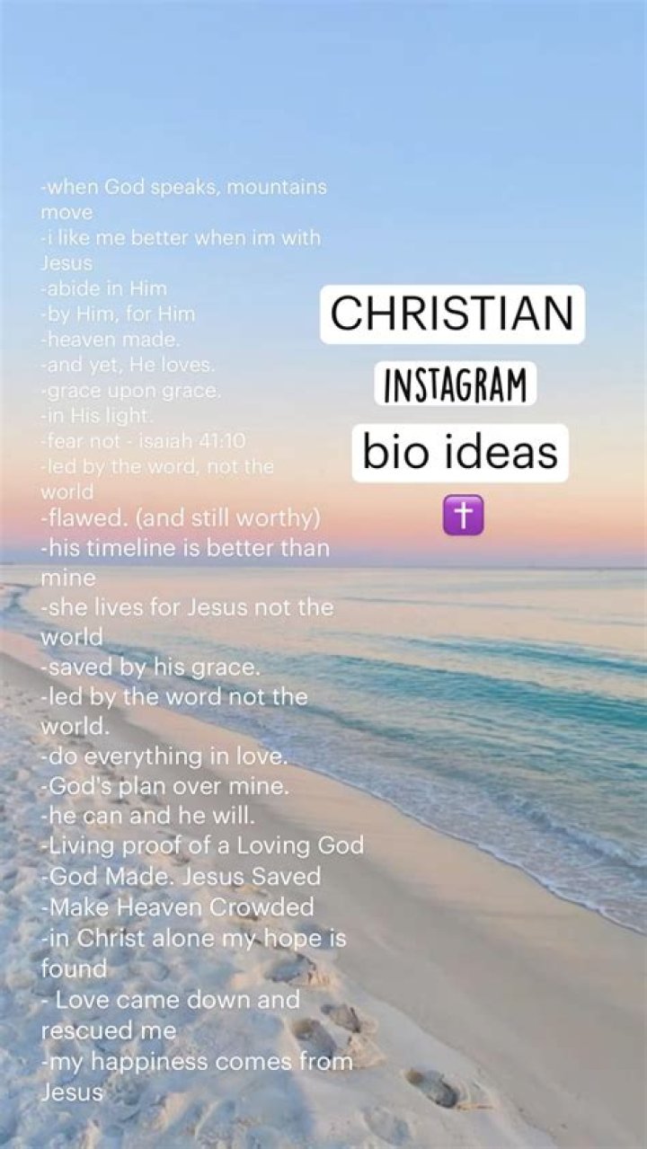 Inspiring Christian Instagram Bios 2023