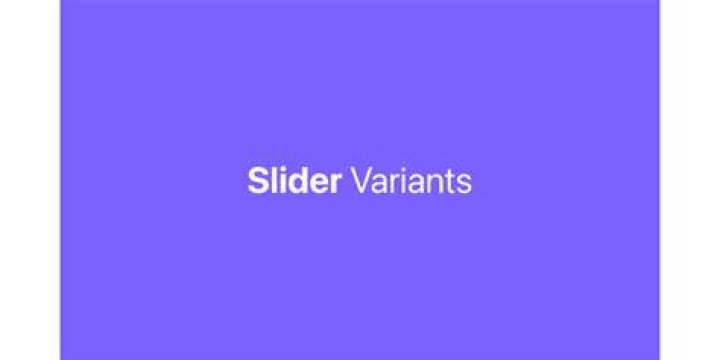 Intensity Variants Slider