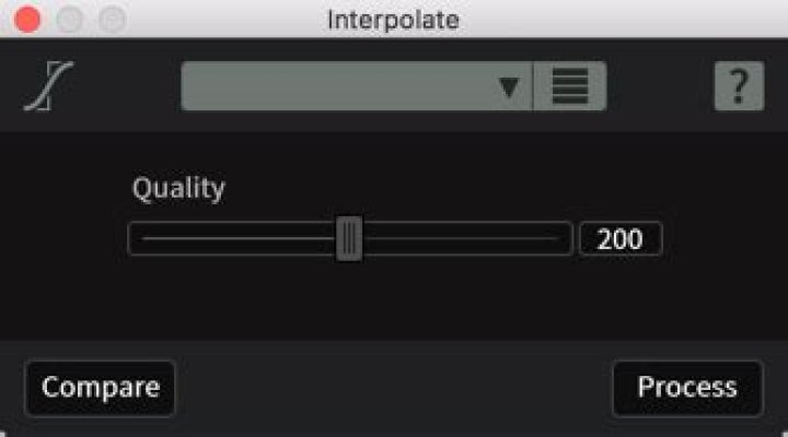 Interpolate user interface