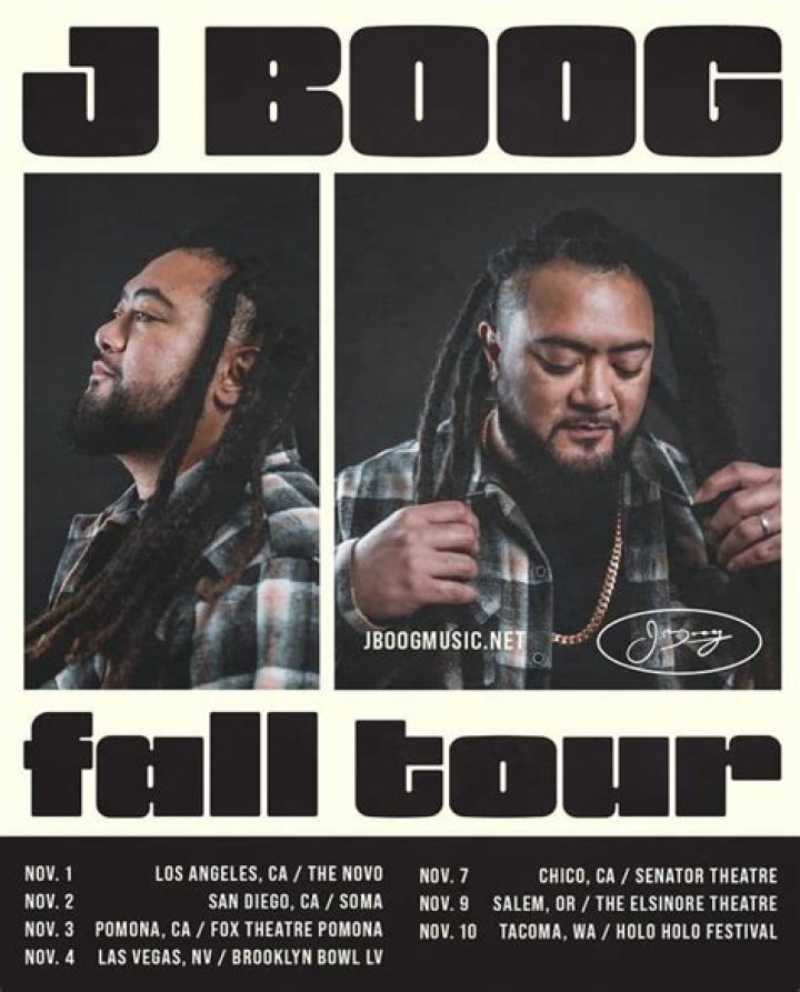 J Boog Concerts & Live Tour Dates 20232024 Tickets Bandsintown