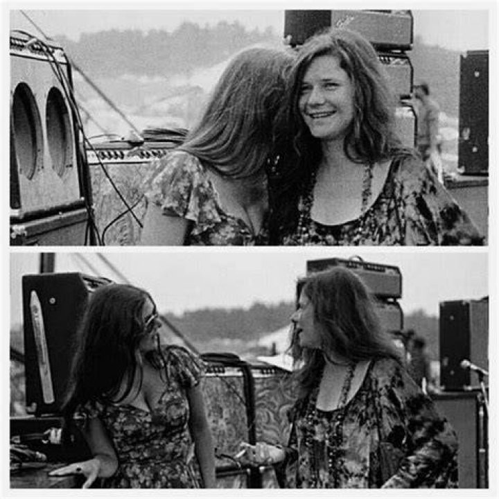 Janis and Peggy Caserta at Woodstock, 1969. Janis joplin, And peggy