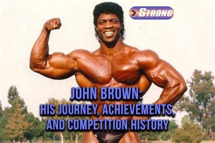 John St Brown Bodybuilder JOHN BROWN Bodybuilding Muscle Photo Color