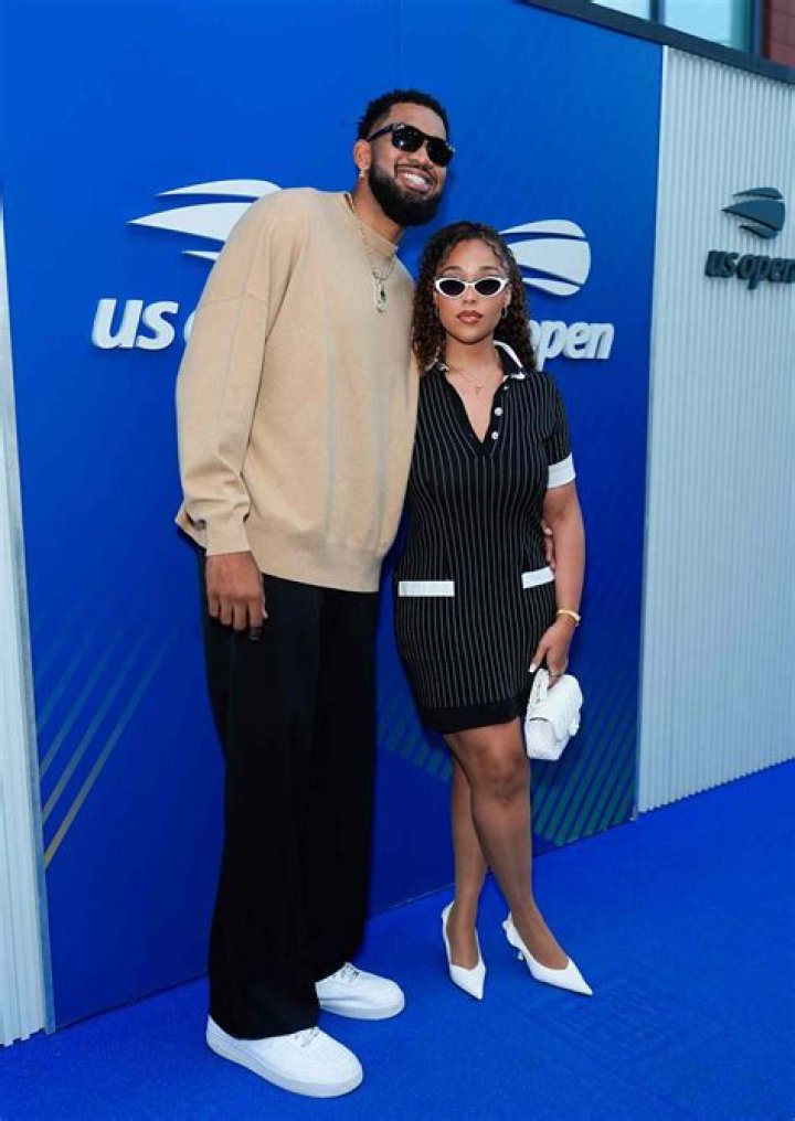 KarlAnthony Towns and Jordyn Woods Cozy Up for Dior 2023 Show See Pics from their Dressy