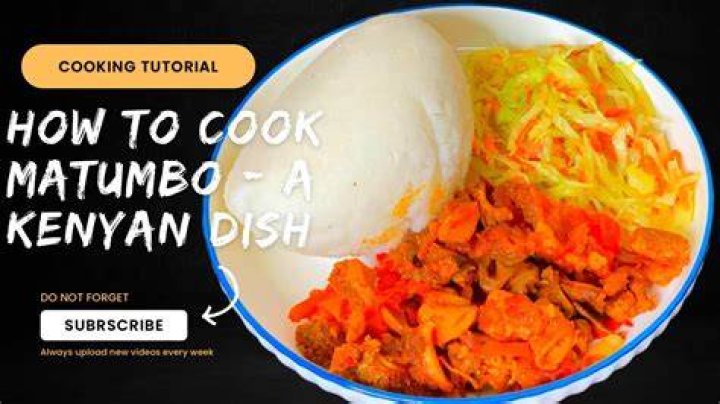 KENYAN MATUMBO RECIPE YouTube