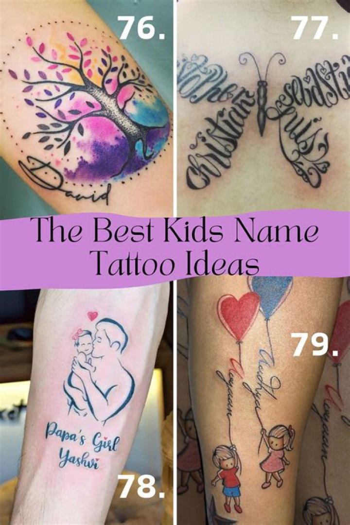 Kids names Tattoo &hellip; Pinteres&hellip; Tattoosformen Kindernamen tattoo