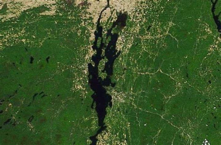 Lake Champlain from Satellite