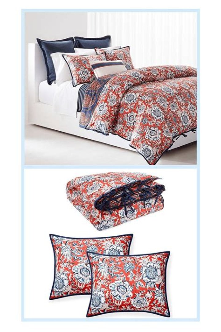 Lauren Ralph Lauren Tessa 3Piece Multicolor Reversible Duvet Cover Set