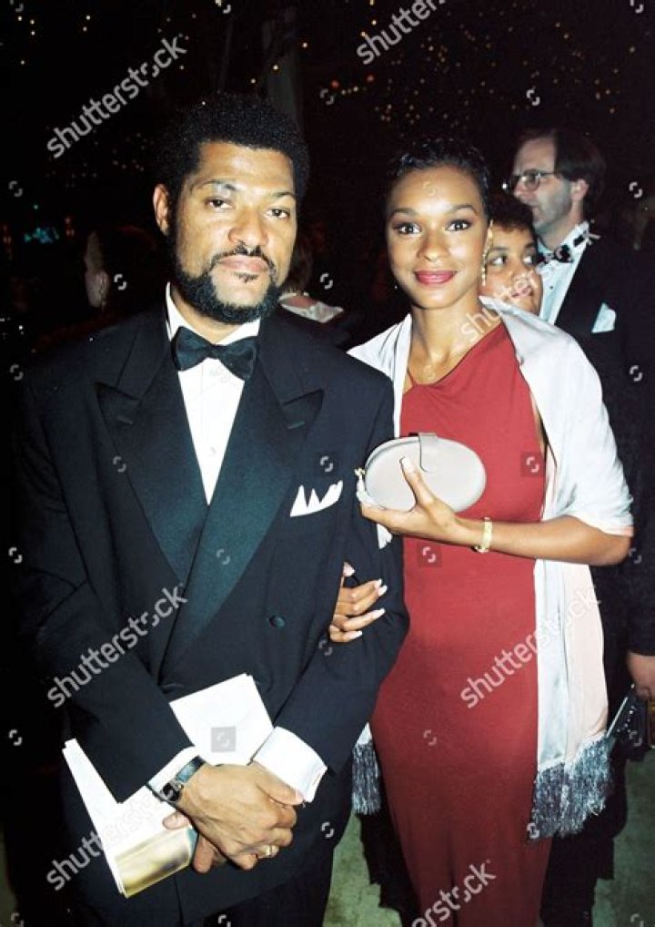 LAURENCE FISHBURNE WIFE HAJNA O MOSS Editorial Stock Photo Stock