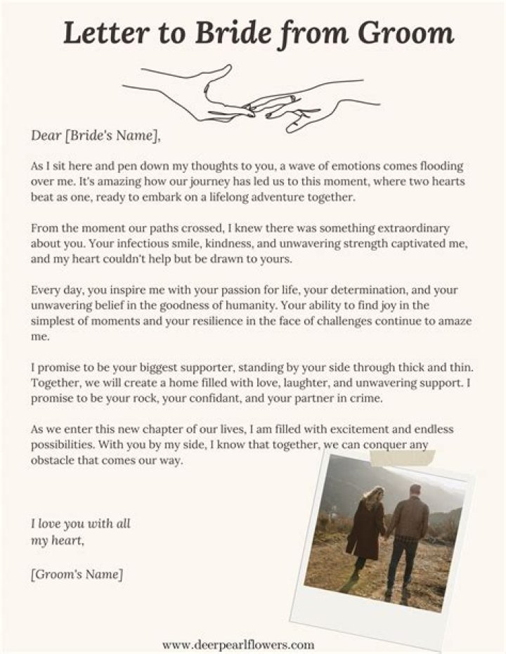 Letters to the Bride and Groom / On Your Wedding Day / Etsy