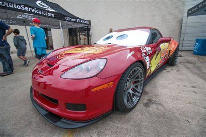 Lightning McQueen Corvette Has a Heartwarming Story Behind It