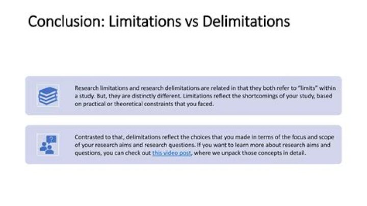 Limitations, Gscone