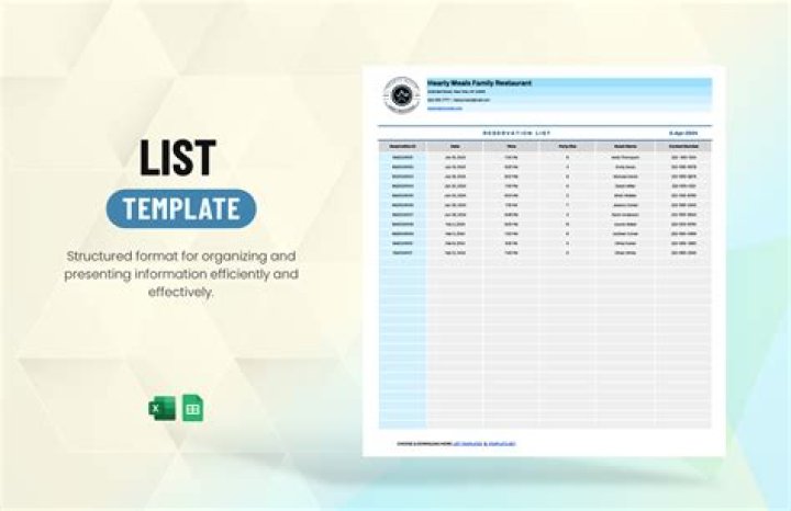 list