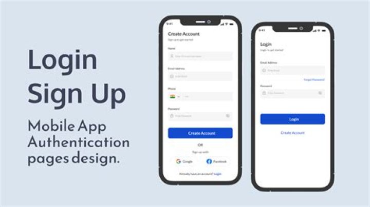 Log in screen