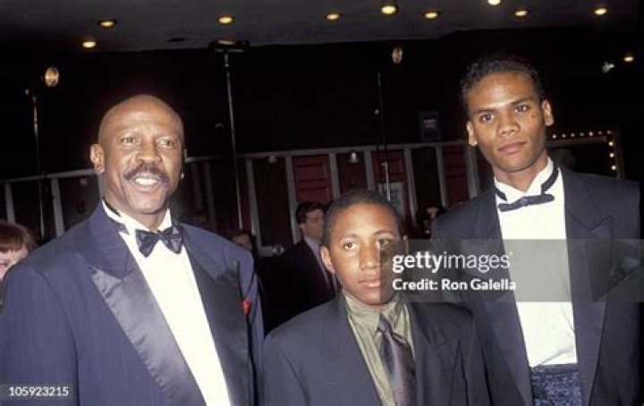 Louis Gossett Jr. and Sons "85th Annual Hollywood Christmas Parade" Red