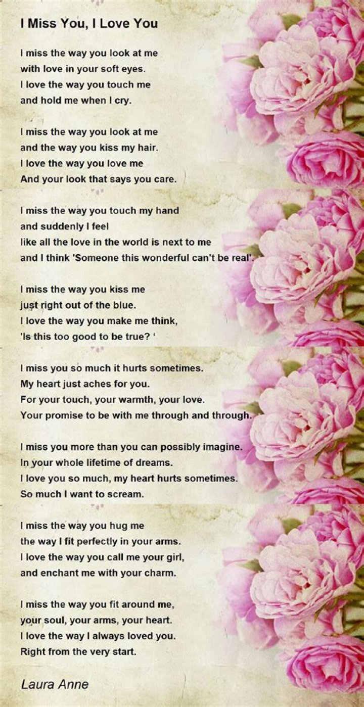 Love You Poems, I Miss You Quotes For Him, Love Poem For Her, Missing
