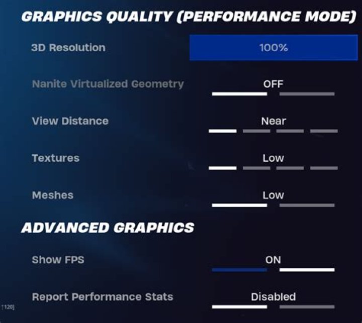 Lowest quality settings