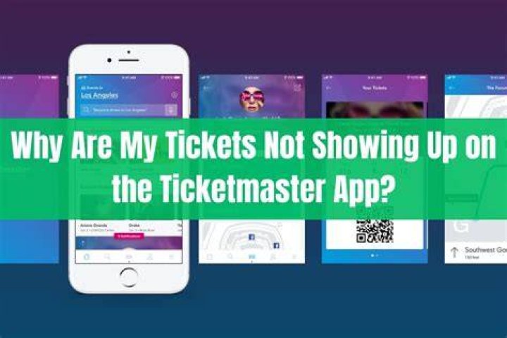 Manage My Tickets screen