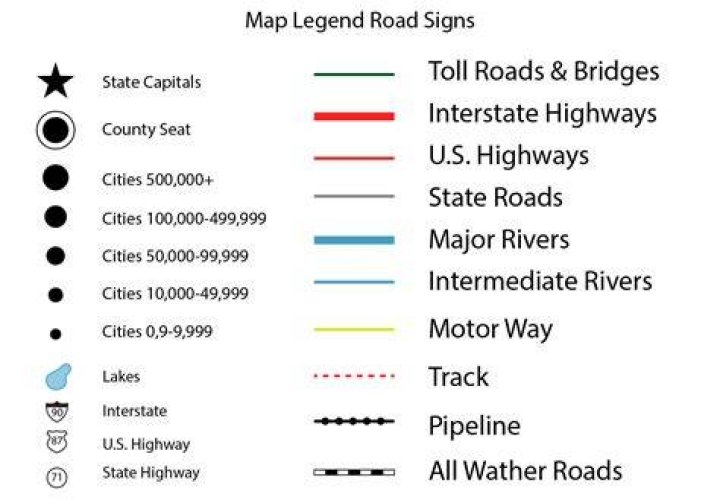 map legend 