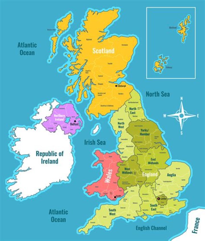 Map of UK