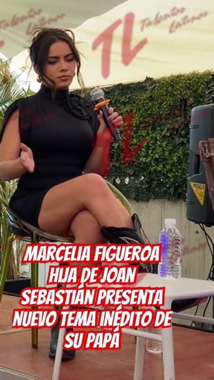 Marcelia Figueroa, hija de Joan Sebastian, presume su talento ¡y no es