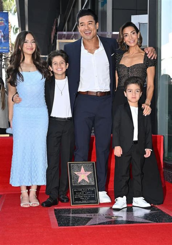 Mario Lopez and wife baby CBS News