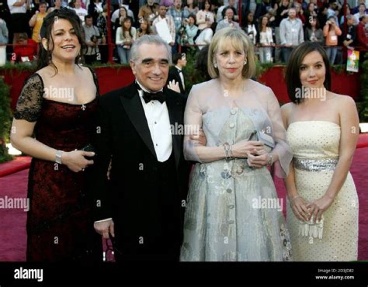 Martin Scorsese joins fifth wife Helen and daughters Cathy and